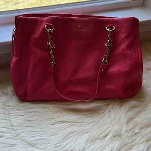 Kate Spade Hot pink leather